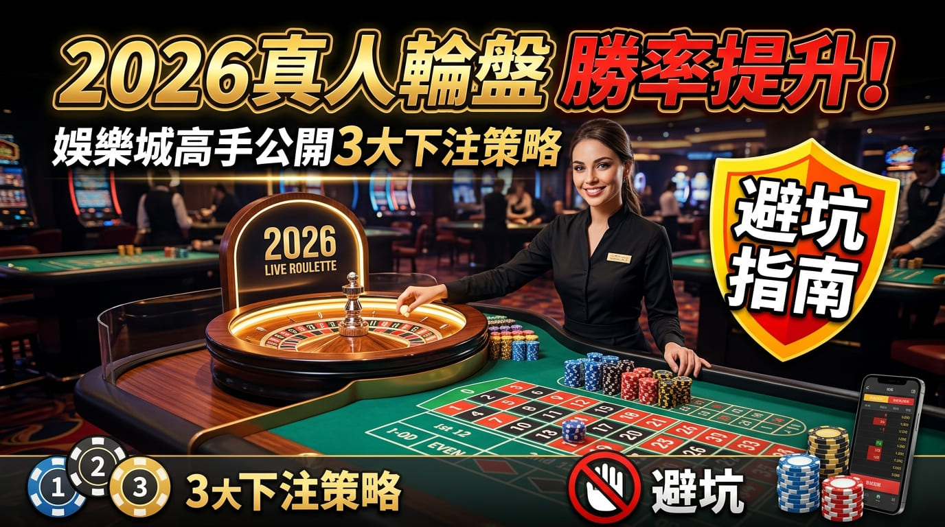 2026真人輪盤勝率提升！娛樂城高手公開3大下注策略與避坑指南